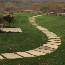 stone yard path
